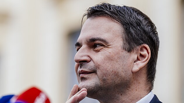 Petr Macinka (Motorist) po jednn s prezidentem Petrem Pavlem. (6. jna 2025)