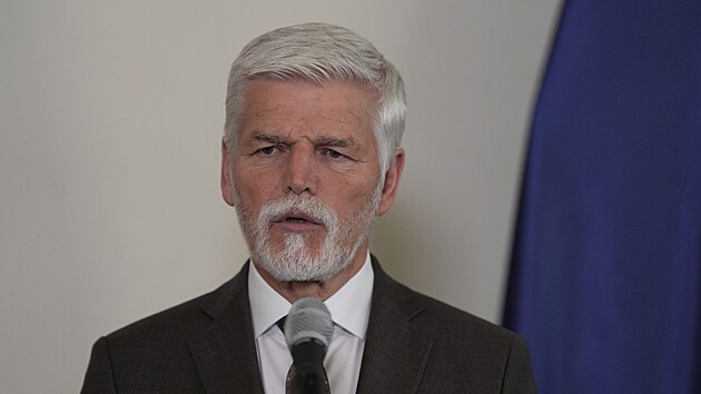 Tiskov konference prezidenta Petra Pavla po schzkch s ldry stran. (6. jna 2025)