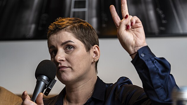 P�edvolební debata hnutí Sta�ilo! v pivovaru Cobolis na Ládví. Na snímku Jana...