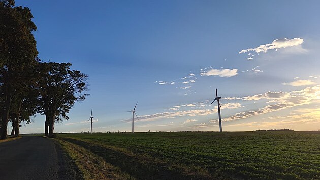 V�trn�ky u Svitav stoj�. Kv�li destrukci jedn� z vrtul�.  (8.��jna 2025)