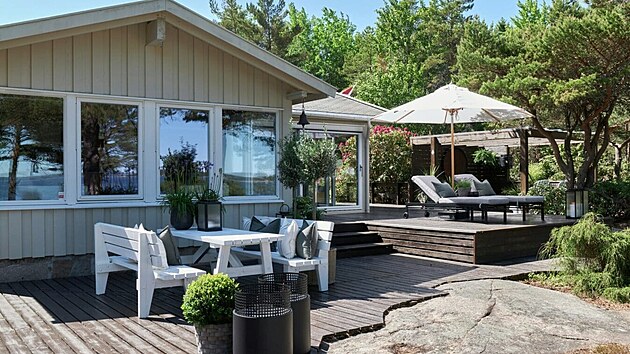 Te m chata konen rz letnho sdla u moe.