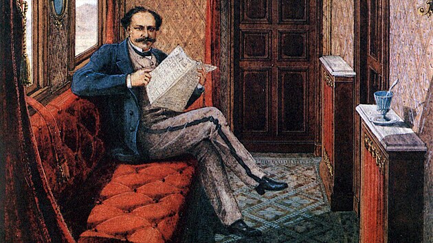 Krl eleznic Bethel Henry hrab von Strousberg na dobov kresb