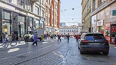 Strá�níci na n�kolika místech hlídají vjezd do historického centra Brna. Pokuty...