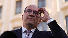 Ministr zemdlství Marek Výborný po schzce s prezidentem Petrem Pavlem na...