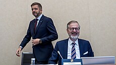 Premiér Petr Fiala.