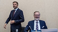 Premiér Petr Fiala.