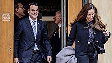 Petr Macinka (Motoristé) po jednání s prezidentem Petrem Pavlem. (6. íjna 2025)