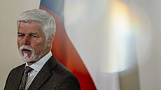 Tisková konference prezidenta Petra Pavla po schzkách s lídry stran. (6. íjna...