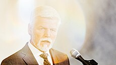 Tisková konference prezidenta Petra Pavla po schzkách s lídry stran. (6. íjna...