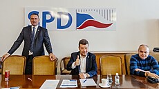 Ustavující sch�ze poslaneckého klubu SPD. (7. �íjna 2025)