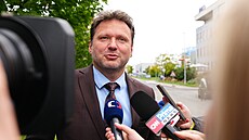 Radek Vondráek dorazil do volebního tábu ANO. (4. íjna 2025)