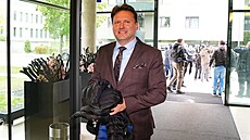 Radek Vondráek dorazil do volebního tábu ANO. (4. íjna 2025)