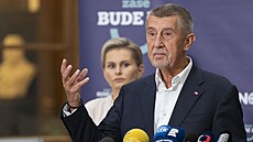 Tisková konference hnutí ANO po ustavující schzi nového poslaneckého klubu. Na...