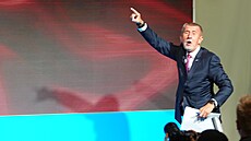 Ve volebním �tábu hnutí ANO na Chodov� se za�íná slavit vít�zství v...