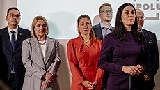 Tisková konferenci SPOLU po skonení voleb do Snmovny (4. íjna 2025)