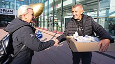 Republikový lídr hnutí ANO Andrej Babi� se pár hodin p�ed zahájením sn�movních...
