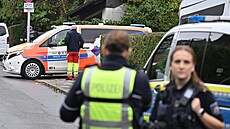 Policie a záchranné sluby zasahují v Herdecke poté, co tam neznámý útoník...