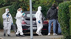 Forenzní vyetovatelé pracují na míst inu v nmeckém Herdecke poté, co zde...