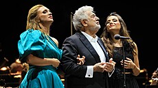 Plácido Domingo navtívil esko nkolikrát, tento snímek je z roku 2011, kdy vystoupil v eském Krumlov.