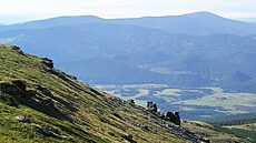 Stolica a Kohút (vpravo) z Kráovy hole