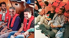 Kombinace snímk� zve�ejn�ných izraelským ministerstvem zahrani�í zachycující...