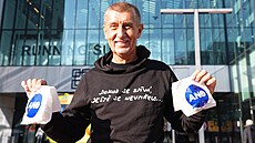 Republikový lídr hnutí ANO Andrej Babi� se pár hodin p�ed zahájením sn�movních...