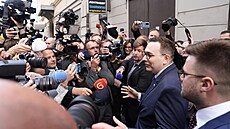 Volební táb strany SPOLU. Jan Lipavský (4. íjna 2025)