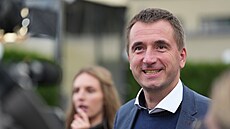 Volební táb STAN. Luká Vlek. (4. íjna 2025)