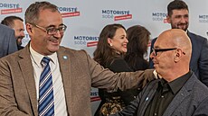 Martinický palác. Volební táb strany Motoristé sob. Boris astný a Oto...