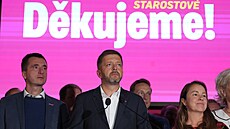 Volební táb STAN. Vít Rakuan. (4. íjna 2025)