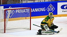 Branká Roope Taponen byl v utkání s Kometou vytíen jen minimáln.