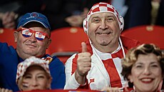 Chorvattí fanouci ped utkáním s eskem.