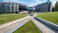 Gahur�v prospekt ve Zlín�. Jeho podobu navrhli architekti Hana Mar�íková, Jitka...