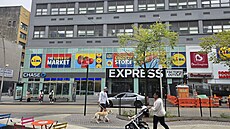 Prodejna Lidl v Brooklynu, New York USA