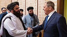 Ruský ministr zahranií Sergej Lavrov jednal se zástupci afghánského...