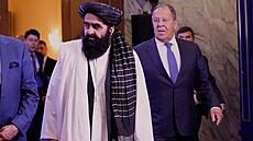 Ruský ministr zahranií Sergej Lavrov jednal se zástupci afghánského...