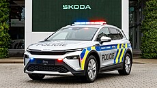 Elroq, který si Policie R od kody Auto pronajala, je krom tradiních polep...