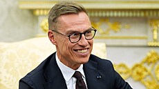 Americký prezident Donald Trump a finský prezident Alexander Stubb se setkali v...