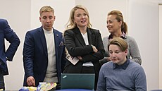 Volební táb hnutí ANO v Jihlav (4. íjna 2025)