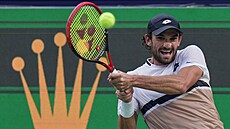 Valentin Vacherot ve tvrtfinále turnaje v anghaji.