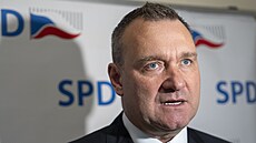 Do centrálního praského volebního tábu SPD dorazili zástupci kandidátky z...
