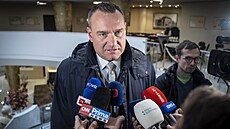 Do centrálního pra�ského volebního �tábu SPD dorazili zástupci kandidátky z...