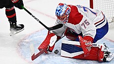 Jakub Dobe v brán Montreal Canadiens