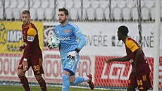 Adam Jágrik v brán Dukly Praha