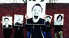 Kapela Radiohead v asech propagace tetí desky OK Computer (1997)