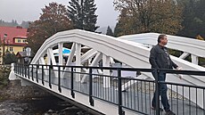 Bílý most ve �pindlerov� Mlýn� po opravách znovu slou�í. (6. �íjna 2025)