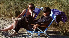 Herec Robert Blake se svou druhou enou, pozdji zavradnou, Bonny Lee Bakley...