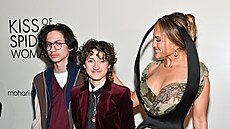 Jennifer Lopezová a její d�ti Max a Emme v New Yorku na speciálním promítání...