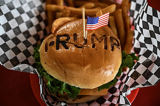 etzec restaurací Trump Burger v americkém Texasu