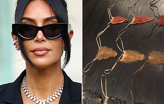 Kim Kardashianová a její nový kousek v rámci kolekce vlastní znaky SKIMS.